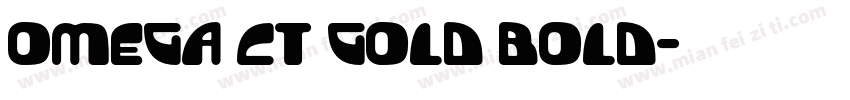 OMEGA CT GOLD Bold字体转换